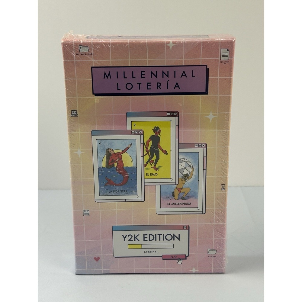 Millennial Loteria Y2K Edition Board Game 2022 Sealed NOS Retro Party